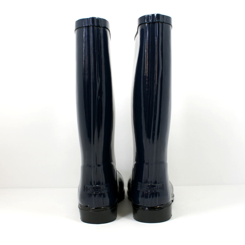 Columbia Rain Boots (Downpour) Dark Navy Blue - Picture 4 of 7